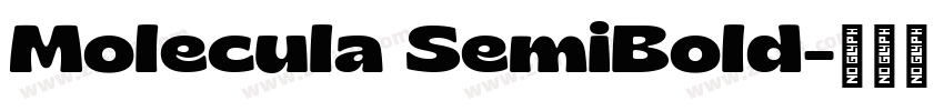 Molecula SemiBold字体转换